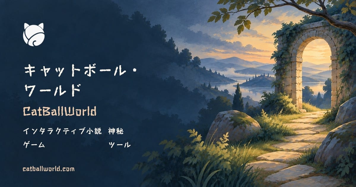 Preview of Stories aren't just for reading—you can take part too. In CatBallWorld's AI interactive fiction RPG, read the story, make choices, and explore an adventure that's yours. New sign-ups get 40 AP free