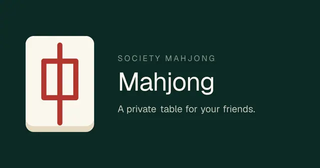 Society Mahjong のプレビュー