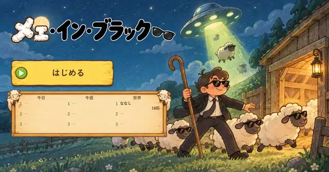 Preview of 100 Games Challenge No.025 "Baa in Black"