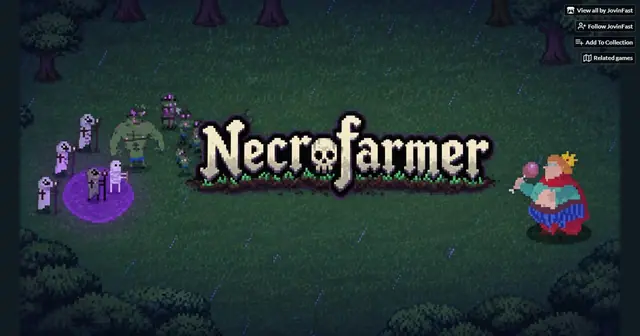 [ブラウザ] Necrofarmer — 作物があなたの軍隊になるファーミングゲーム のプレビュー