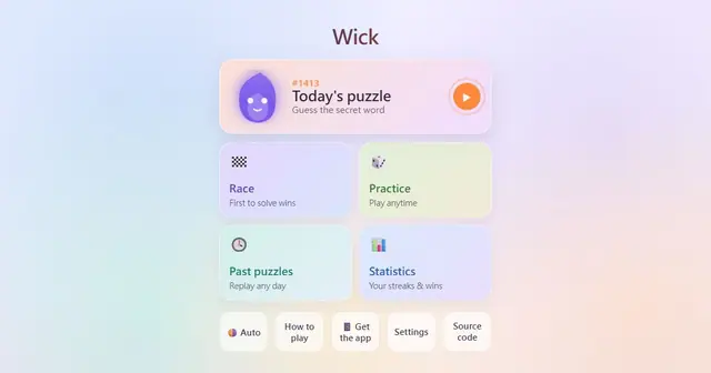 Wick のプレビュー
