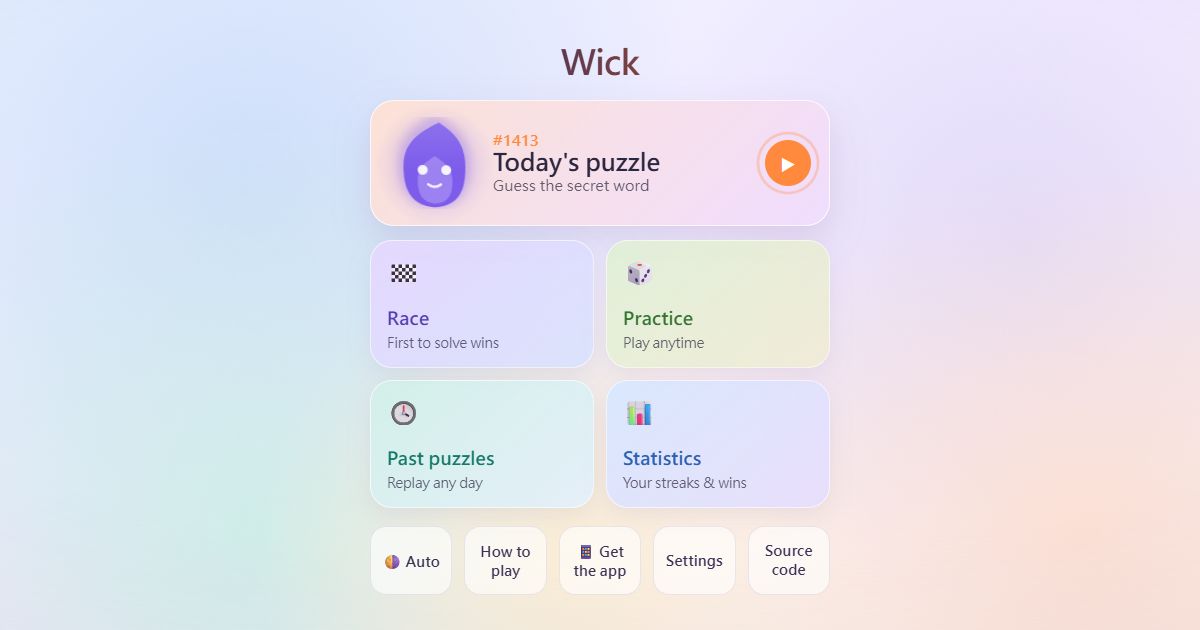 Preview of Wick